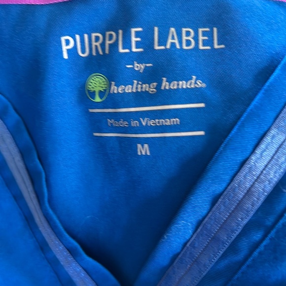 Healing Hands Purple Label Scrub Top - Picture 1 of 3